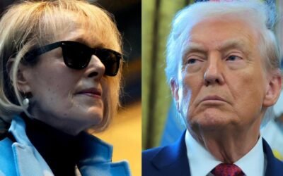cbsn fusion doj investigating outside funding e jean carroll received lawsuits against trump thumbnail