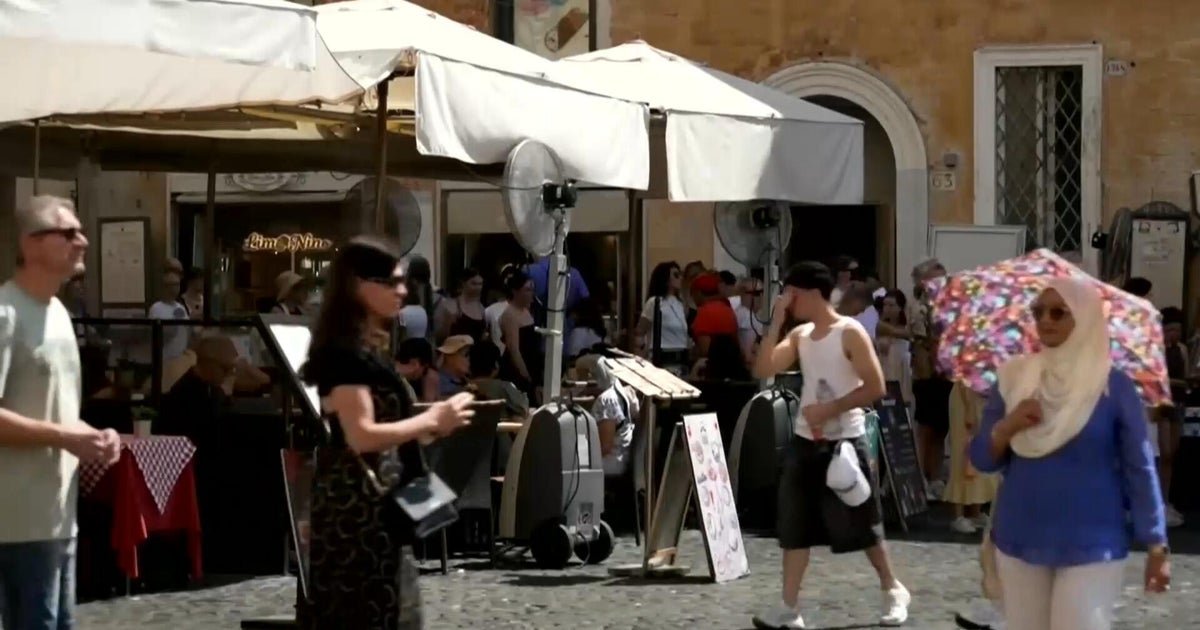 cbsn fusion europeans seek relief from extreme temperatures thumbnail