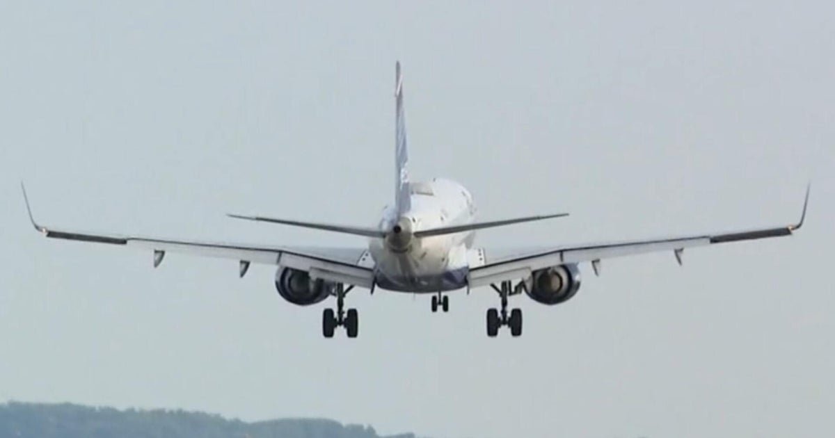 cbsn fusion jetblue flight reports collision with drone while landing at jfk thumbnail