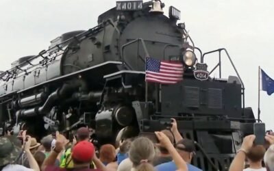 cbsn fusion union pacific big boy the largest most powerful steam locomotive in the world tours the us thumbnail