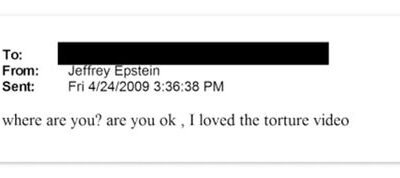 epstein torture video email