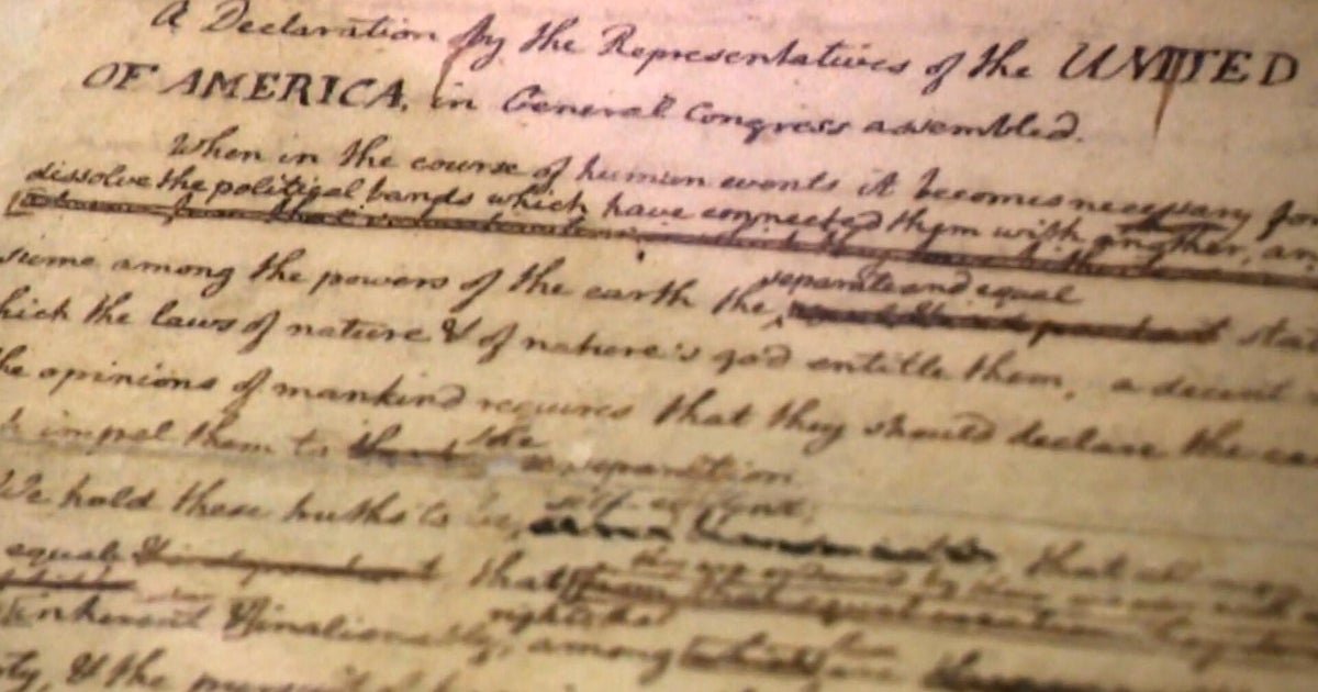 cbsn fusion exhibit looks how declaration independence evolved thumbnail