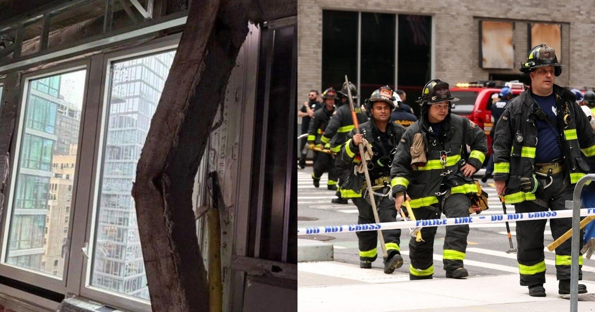 cbsn fusion manhattan building evacuated as officials warn of collapse beams could bend like cigarettes thumbnail