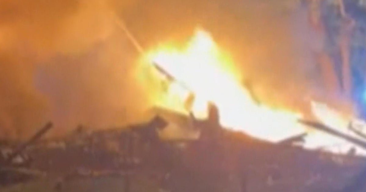 cbsn fusion massive explosion rocks quiet ohio neighborhood thumbnail