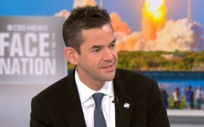 cbsn fusion nasa administrator says we are very much in a space race right now against china thumbnail