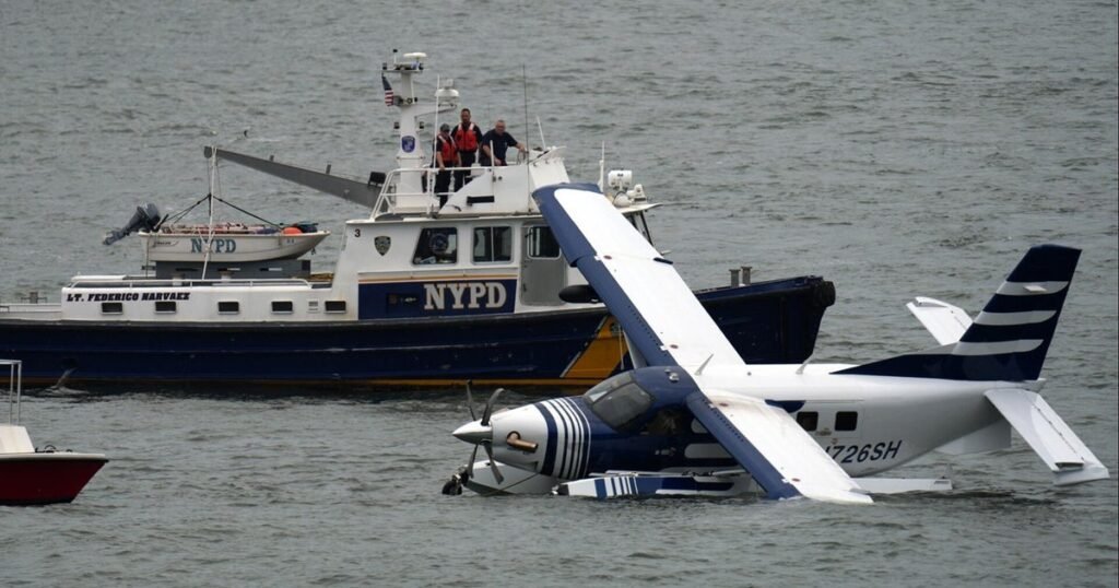 Passenger recounts seaplane’s hard landing in New York City’s East River
