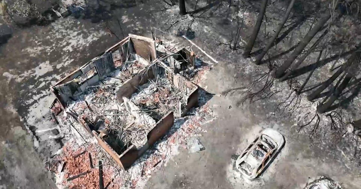 cbsn fusion see the devastating destruction of the wildfires in this french town thumbnail