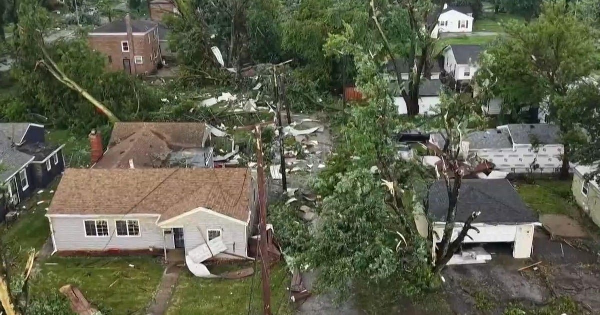 cbsn fusion string of tornadoes causes devastating destruction across midwest thumbnail