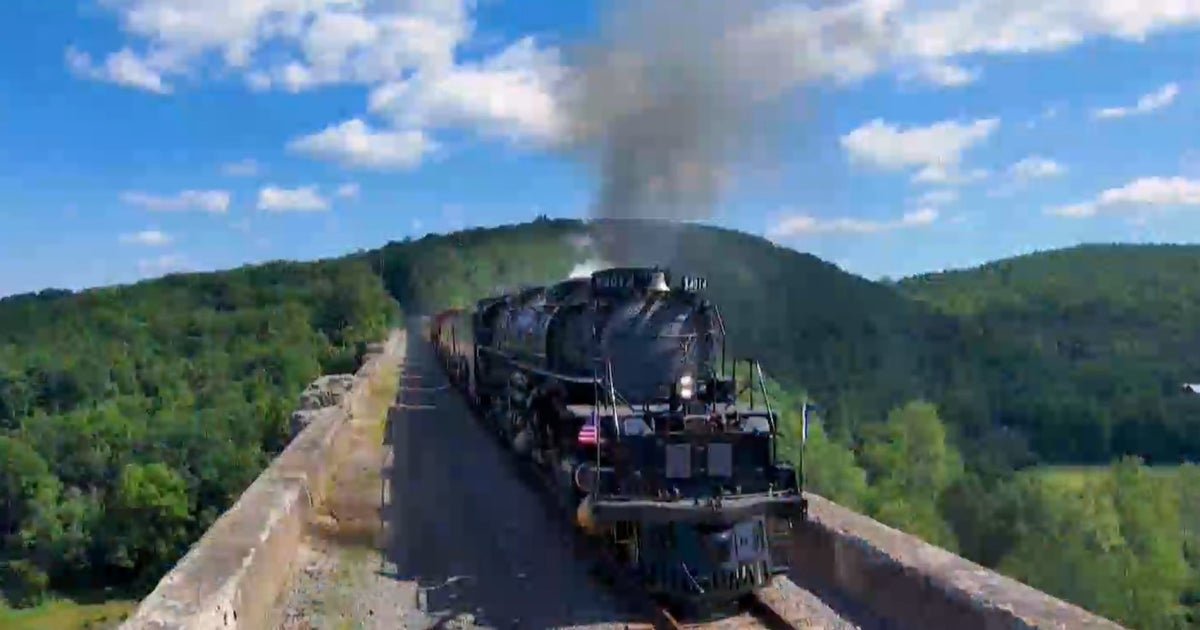 cbsn fusion train lovers seek out the lingering romance of steam locomotives thumbnail