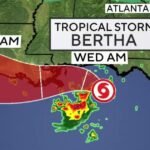 cbsn fusion tropical storm bertha threatens gulf coast with flooding and storm surge thumbnail