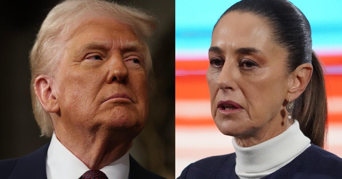 cbsn fusion trump announces some mexico tariffs pause after sheinbaum conversation thumbnail