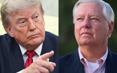 cbsn fusion trump says he doesnt see a lot of evil in lindsey grahams death when asked about fbi probe thumbnail