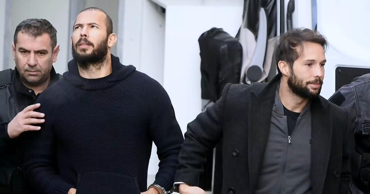 cbsn fusion video shows arrest of tate brothers in miami thumbnail