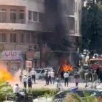 damascus explosion macron