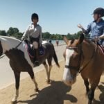 shania twain and seth doane riding in hyde park london