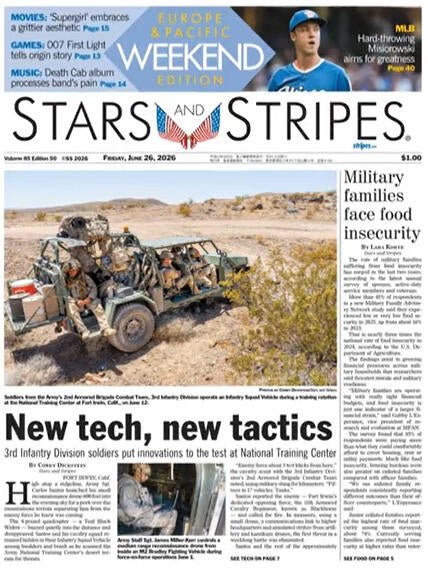 stars and stripes front page a