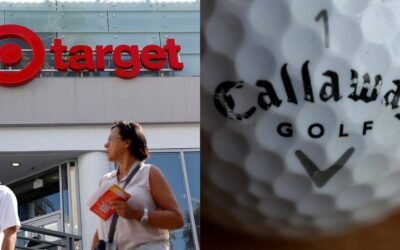 cbsn fusion callaway good good golf in crisis as shocking ad shows man shoving woman to the ground thumbnail