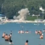 cbsn fusion drone hits crowded russian beach killing 7 people thumbnail