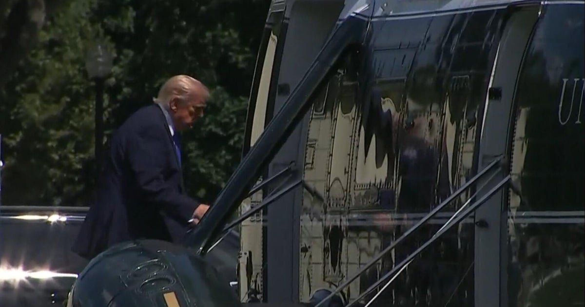 cbsn fusion federal investigation launched into air traffic incident involving trumps helicopter thumbnail