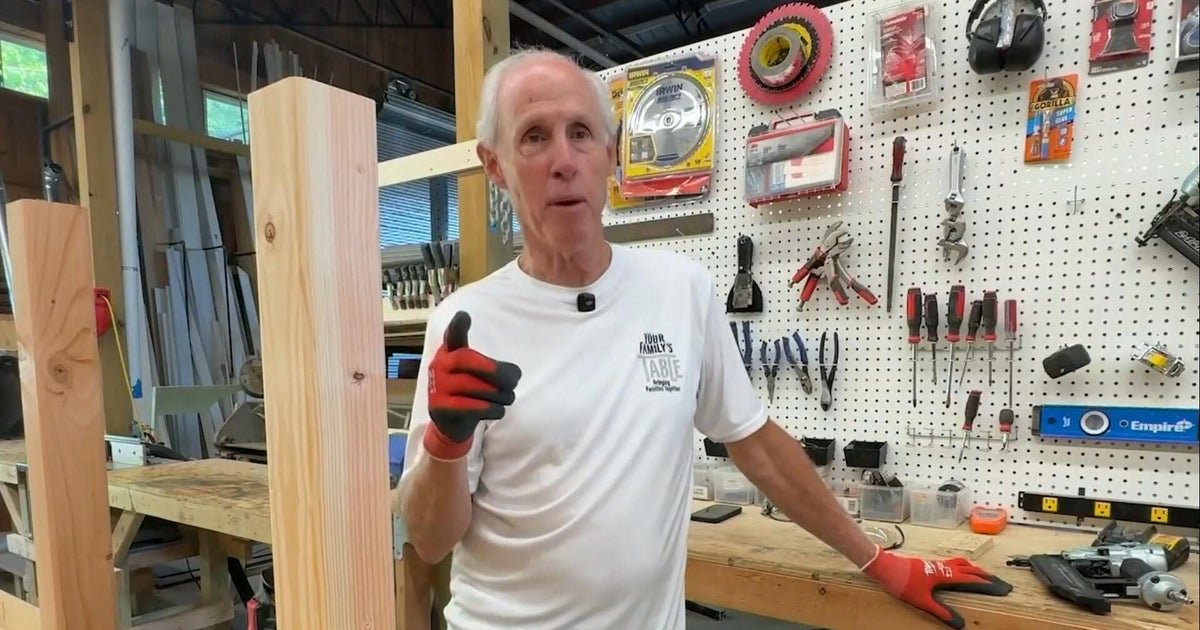 cbsn fusion how a retiree found a new purpose delivering tables to families in need thumbnail