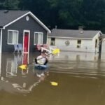 cbsn fusion midwest flooding grows as indiana sees over a foot of rain with river reaching record level thumbnail
