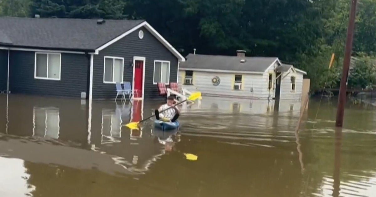 cbsn fusion midwest flooding grows as indiana sees over a foot of rain with river reaching record level thumbnail