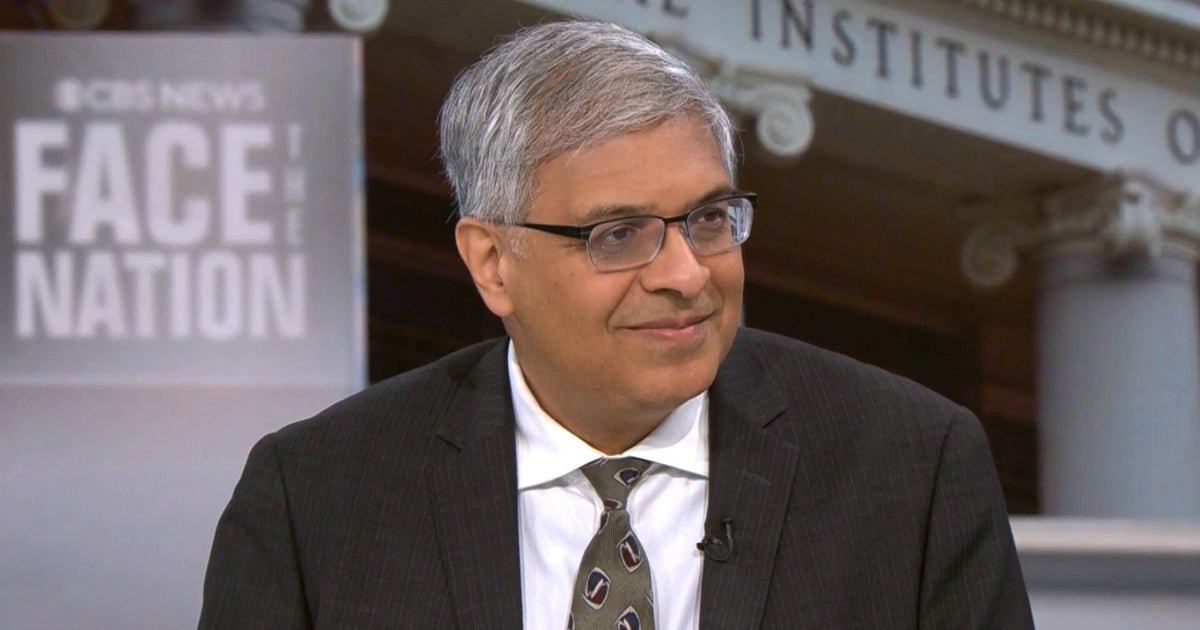 cbsn fusion nih director dr jay bhattacharya says i trust the science on childhood vaccines thumbnail