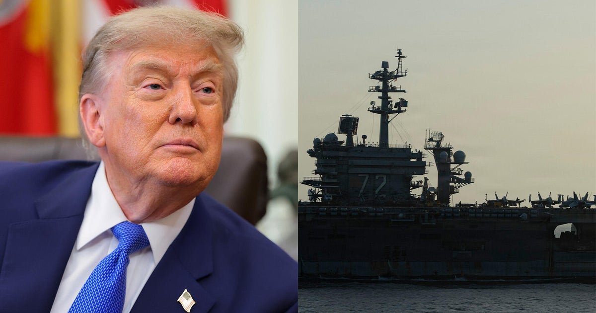 cbsn fusion trump downplays concerns of mental health issues aboard uss lincoln thumbnail