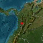 colombia earthquake map