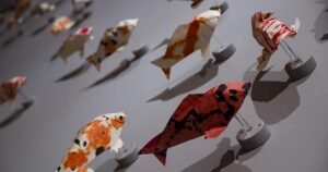 robert lang origami koi 1920