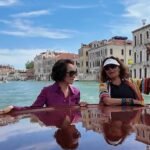 alina cho and diane von furstenberg in venice