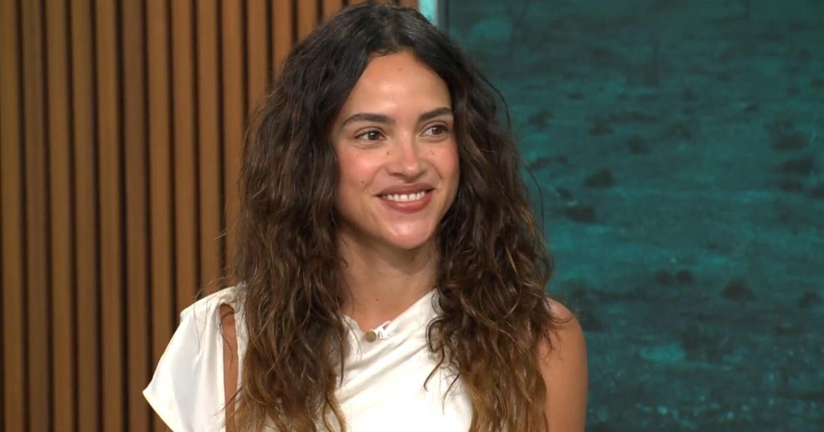 cbsn fusion adria arjona says she liked the messiness of her onslaught character thumbnail