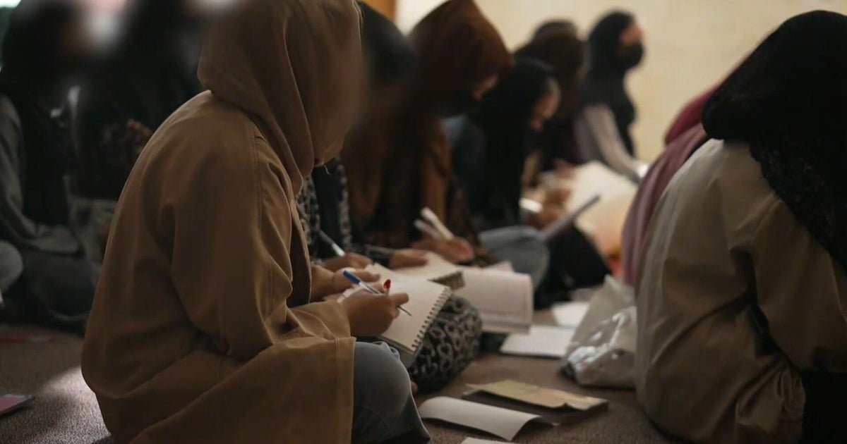 cbsn fusion cbs news gets rare access to a secret afghan girls school thumbnail