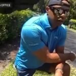 cbsn fusion new police body camera footage of tiger woods rollover crash aftermath thumbnail