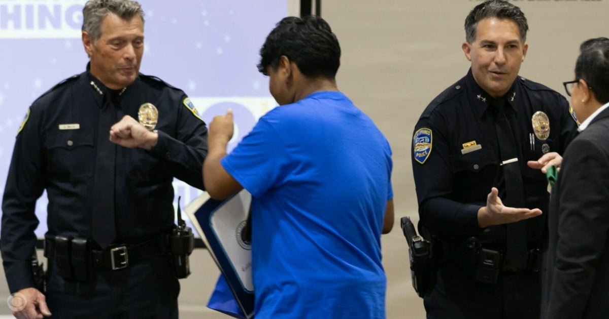 cbsn fusion police departments change culture relationships underprivileged kids thumbnail