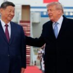 cbsn fusion trump welcomes chinese president xi jinping for state visit as tensions build over ai iran thumbnail