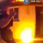 cbsn fusion video shows first responders rushing flame engulfed motel saving lives thumbnail