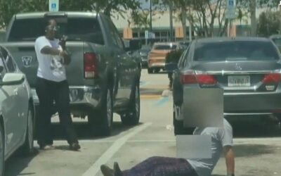 cbsn fusion video shows moments woman shoots man walmart parking spot thumbnail