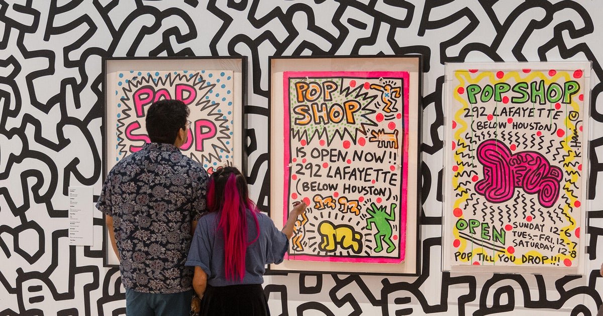 keith haring in 3d installation view 1920